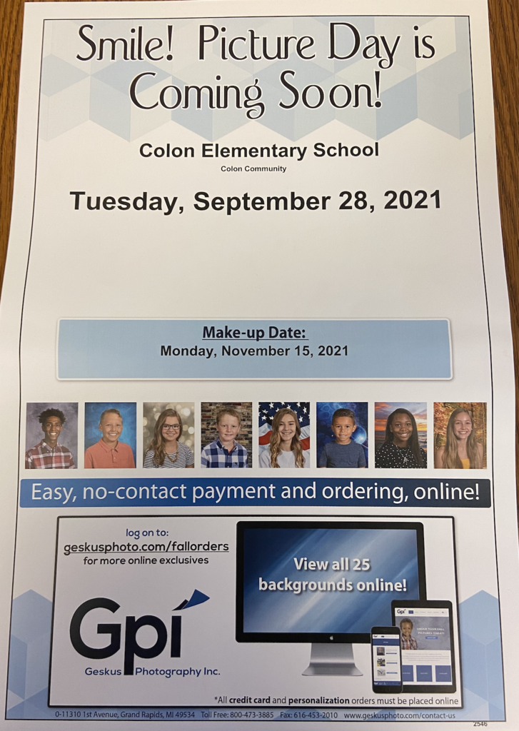 picture day flyer