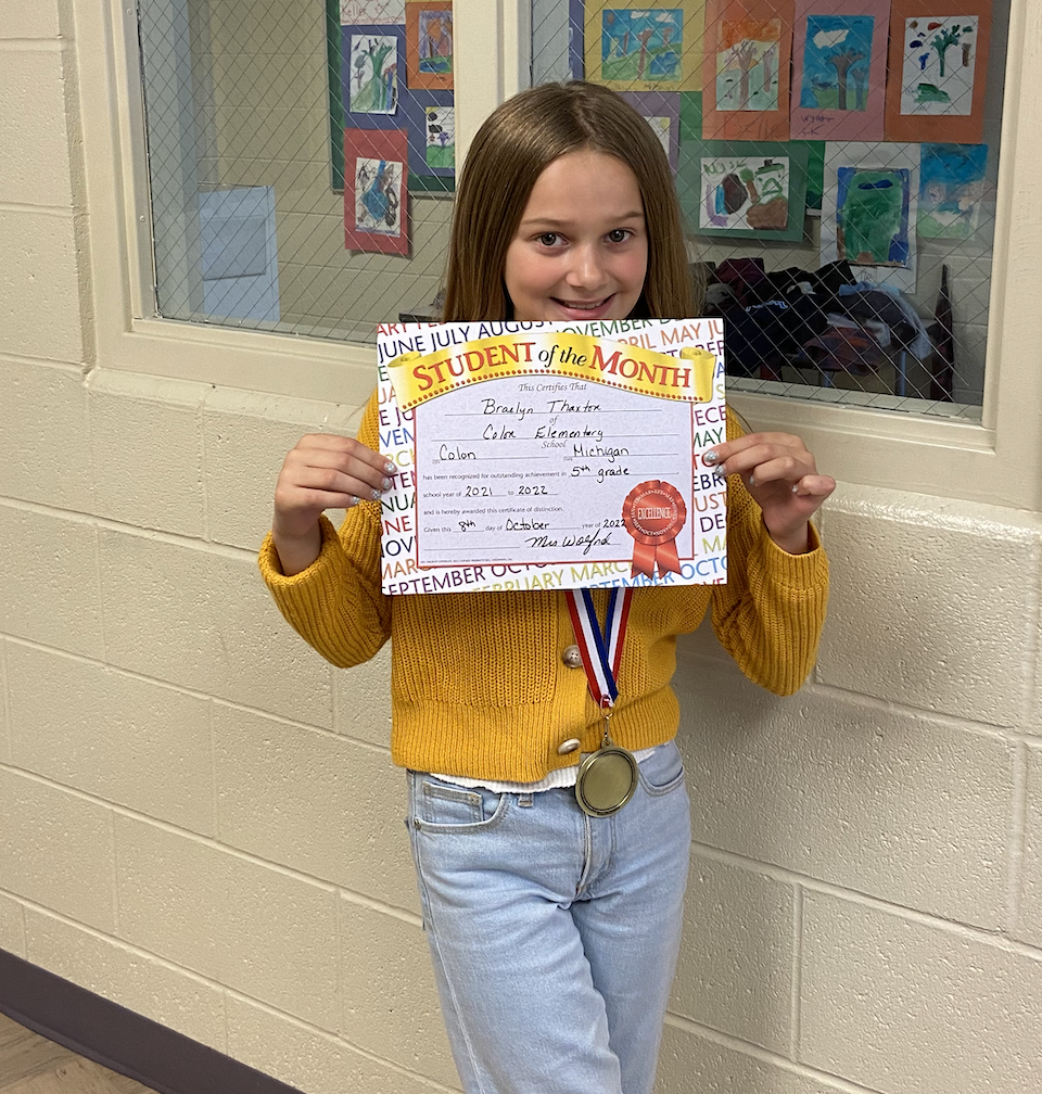 student of the month